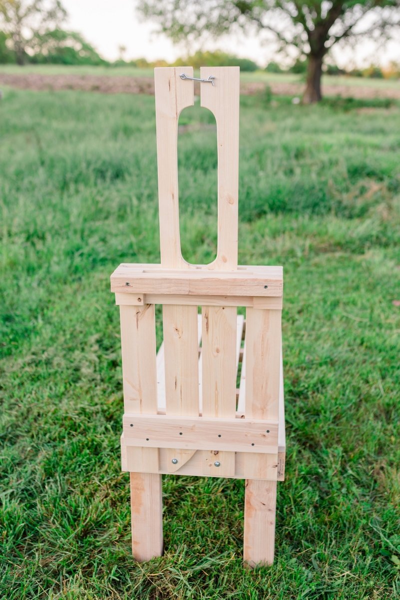 New Small Carpenter Built Milking Stand for Pygmy and Nigerian Dwarf Goats